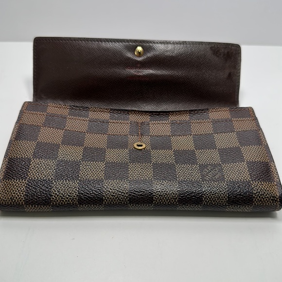 Authentic LOUIS VUITTON Sarah Wallet Damier Ebene - Picture 9 of 14